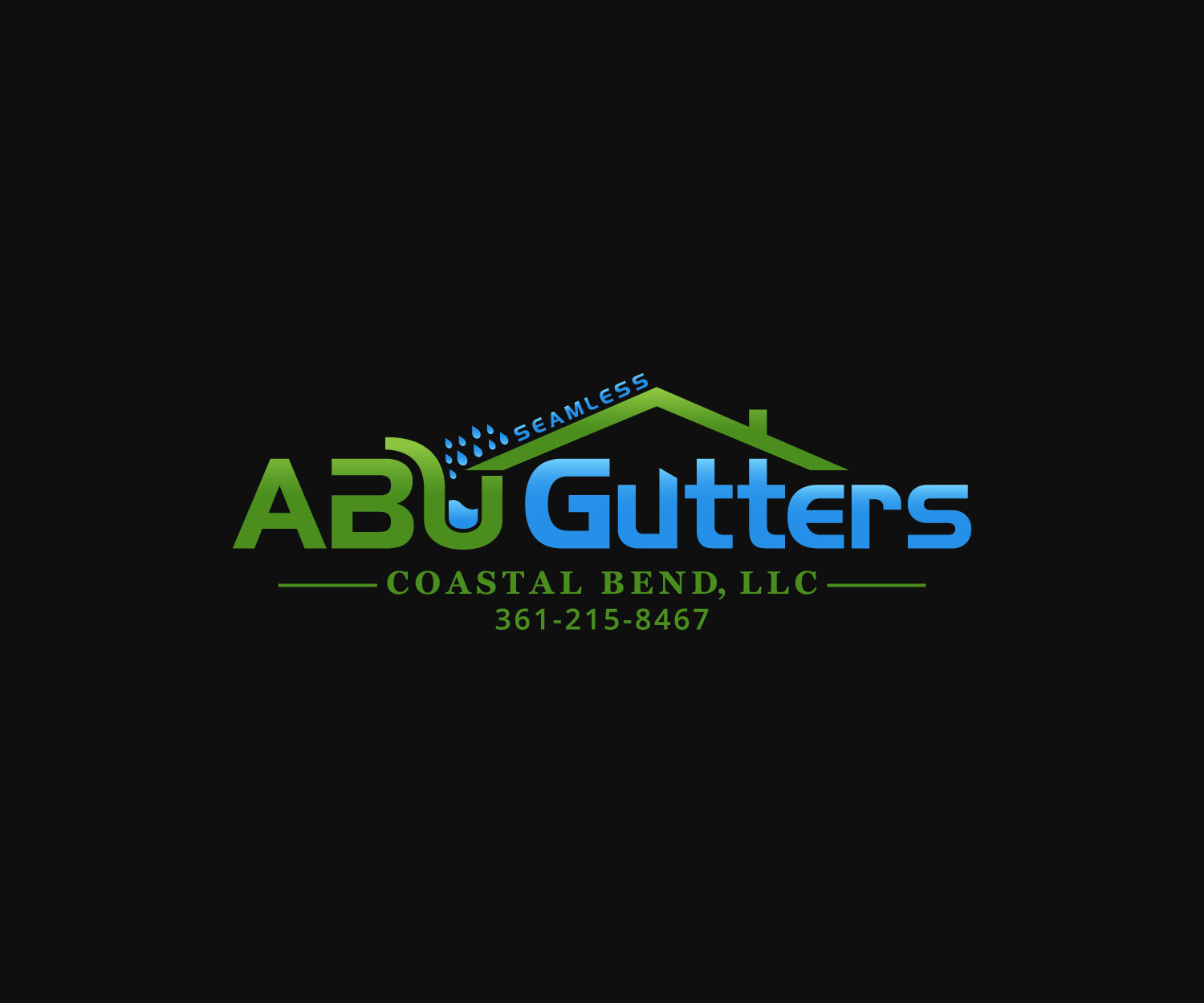 Logo Design by Mario for Abu gutters coastal bend | Design #13853081