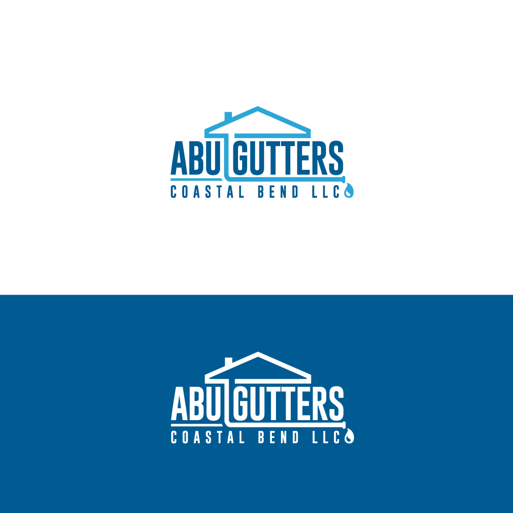 Logo Design by Sujit Banerjee for Abu gutters coastal bend | Design #13721866