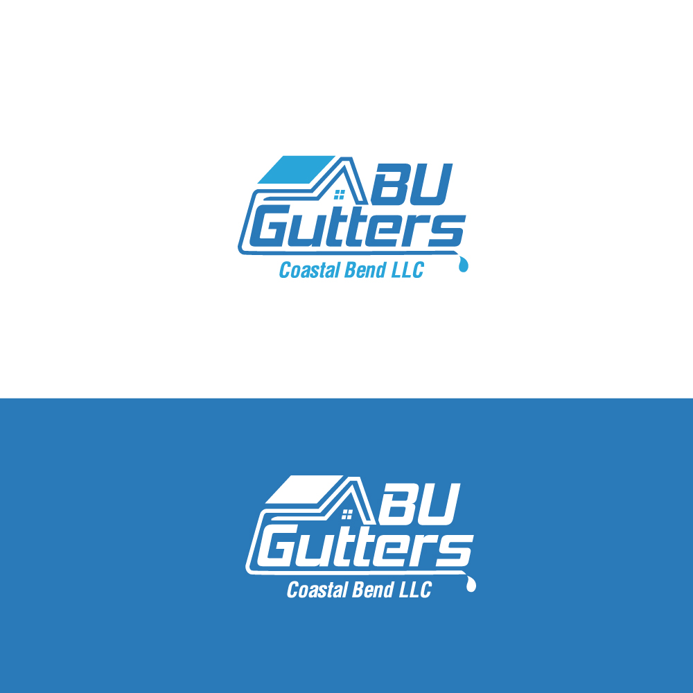 Logo Design by Sujit Banerjee for Abu gutters coastal bend | Design #13721867