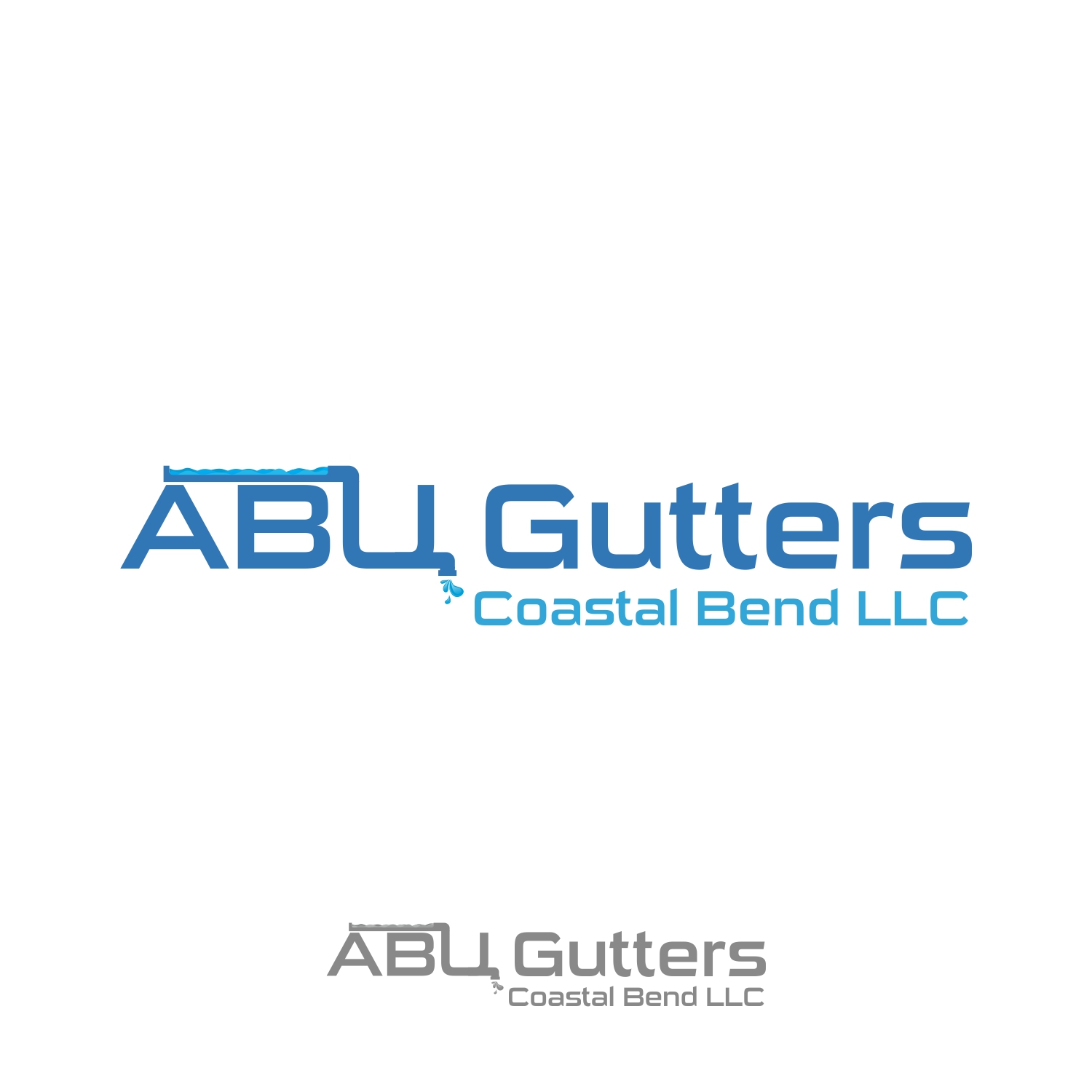 Logo Design by CreativeRabbit for Abu gutters coastal bend | Design #13713708