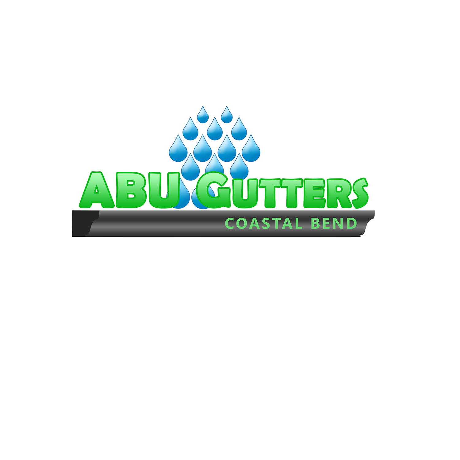 Logo Design by beaudesign for Abu gutters coastal bend | Design #13756768