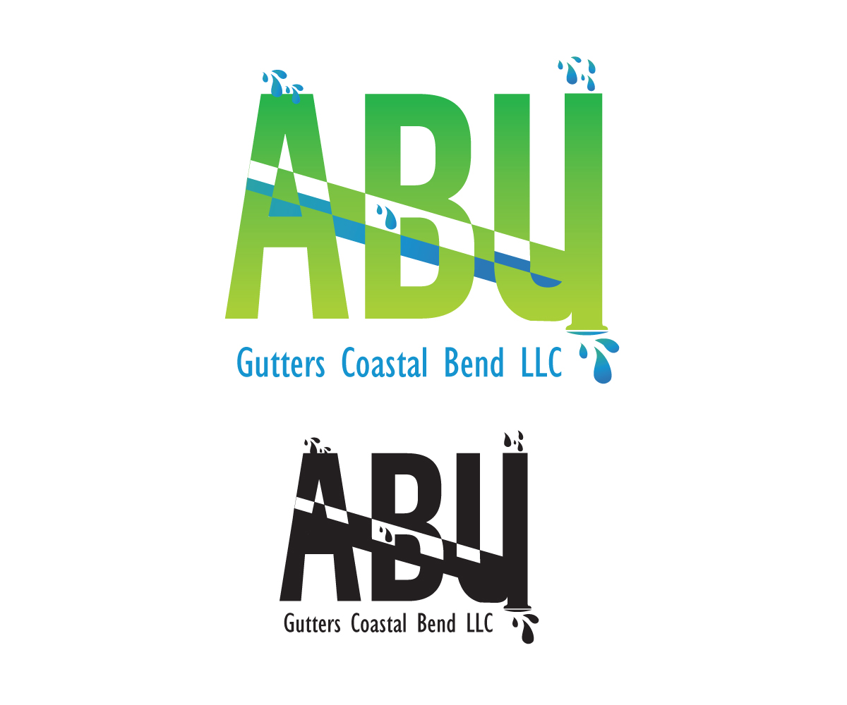 Logo Design by RaeSimone for Abu gutters coastal bend | Design #13790050