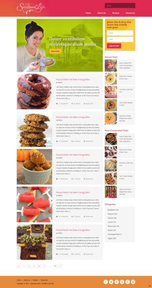 Design Wordpress par pb pour ce projet | Design : #13738713