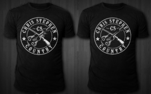 Country Music Performer - Chris Stephen - Apparel Design