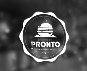 Pronto Burger and Bar  | Logo Design by SAI DESIGNS