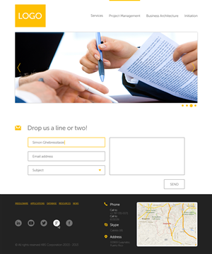 Web Design by Simon Ghebressilasie for this project | Design #2490168