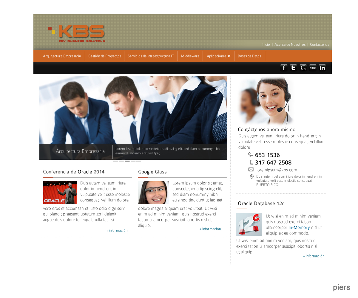Web-Design von Piers für dieses Projekt | Design #2514110