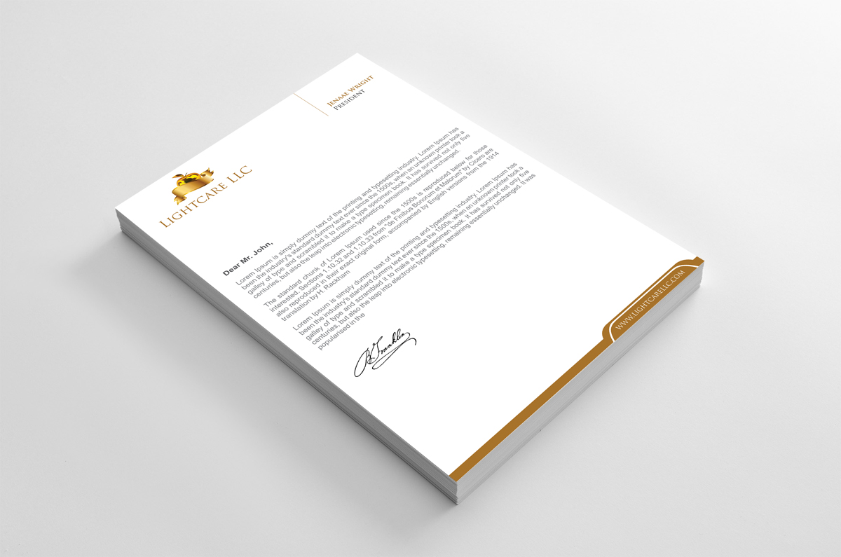 Letterhead Design by alpesh9520 for this project | Design #13737936