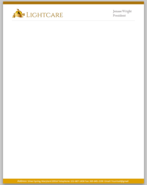 Letterhead Design by Imazing for this project | Design: #13735396