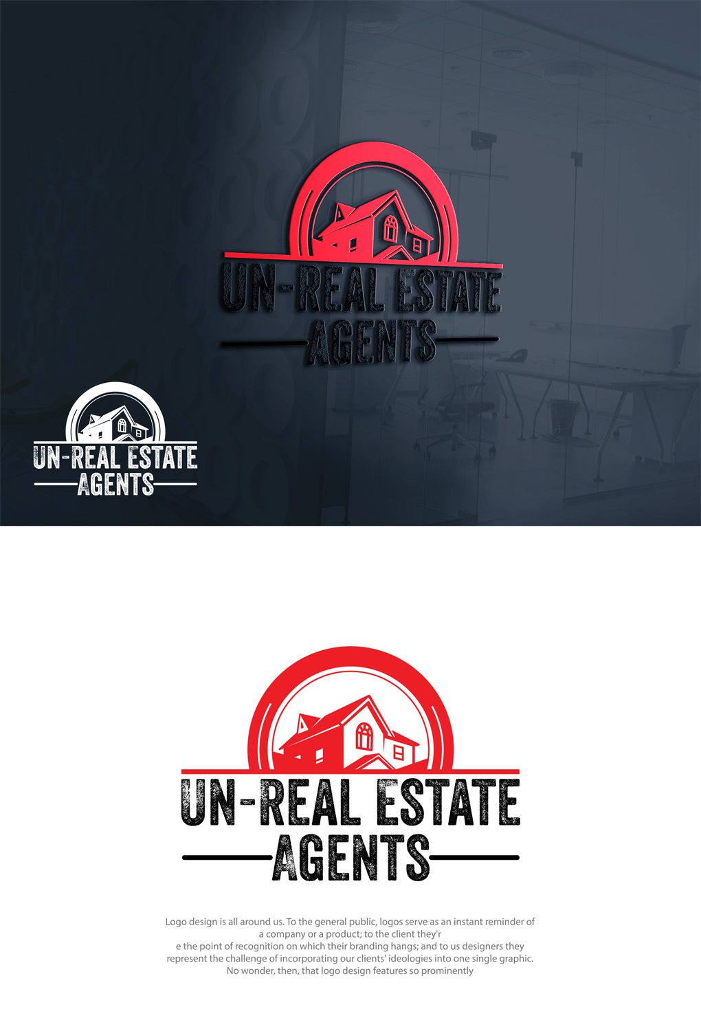 Logo Design by al-studio for UN Realty | Design #13714419