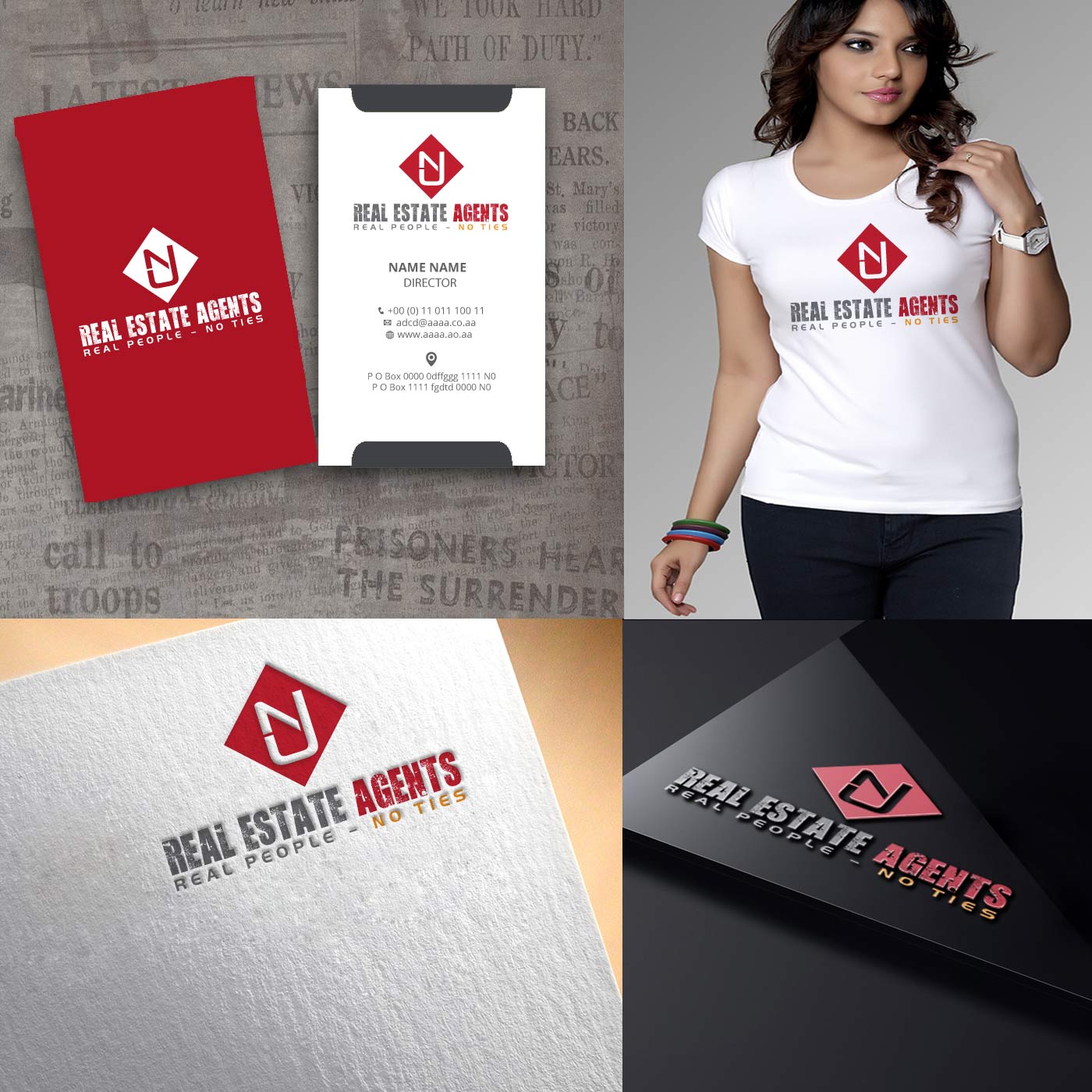 Logo Design by zebronicgraphic for UN Realty | Design #13737587