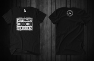 Veterans Before Refugees T-Shirt | T-Shirt-Design von Barney Stinson