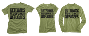 Veterans Before Refugees T-Shirt | T-Shirt-Design von D'Mono