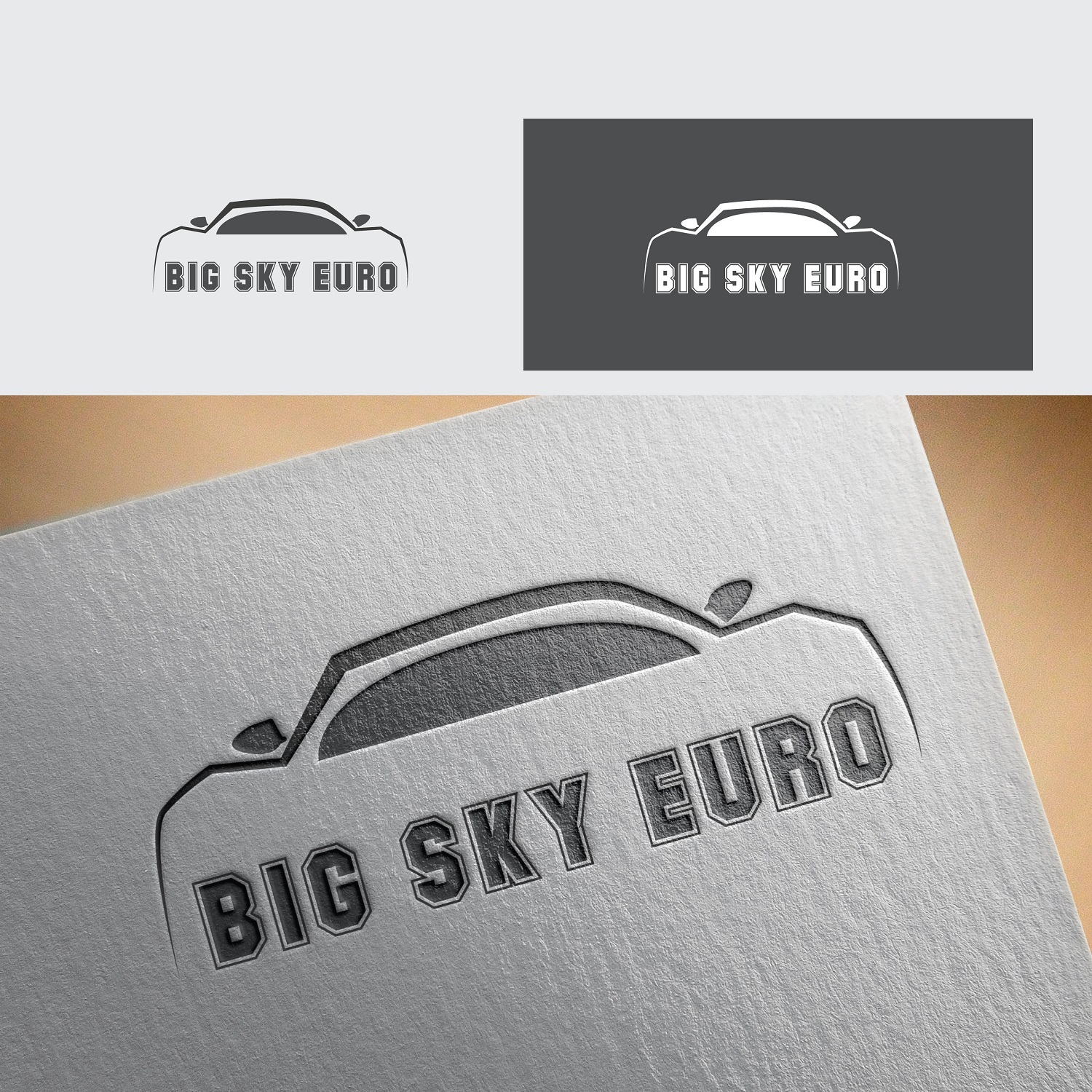 Logo Design by naik for Big Sky Euro | Design #14681781