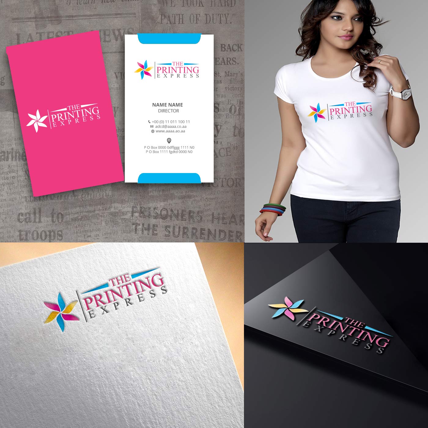 Logo Design by zebronicgraphic for The Printing Express | Design #13737495