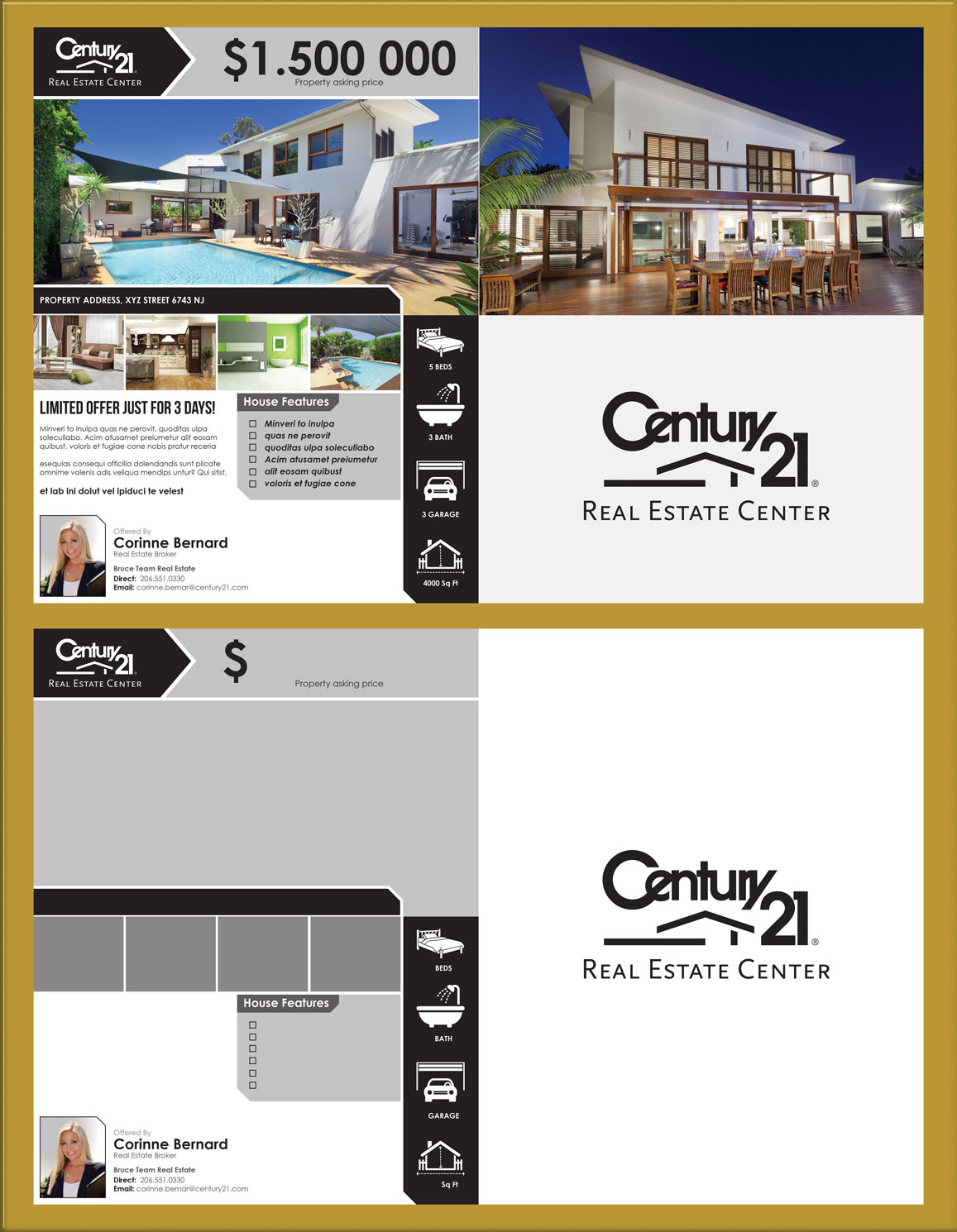 Flyer Design by UrbainFX for Century 21 Real Estate Center | Design #13722271