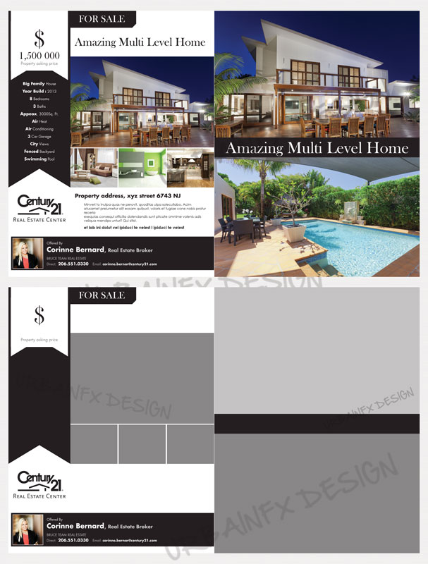 Diseño de Flyer por UrbainFX para Century 21 Real Estate Center | Diseño #13725400