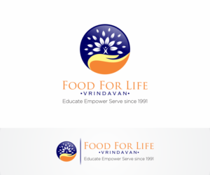 Food For Life Vrindavan - Educate Empower Serve  since 1991 | Logo Design by andriasgaluh