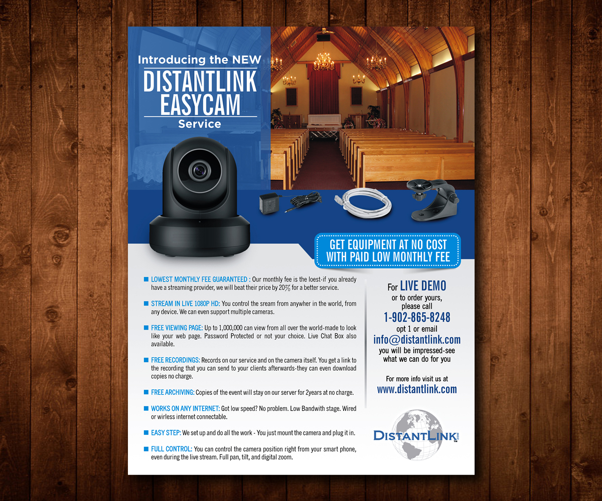 Flyer Design by Designers Hub for DistantLink Mobile Video Conferencing & Telecommunications Inc. | Design #13739121