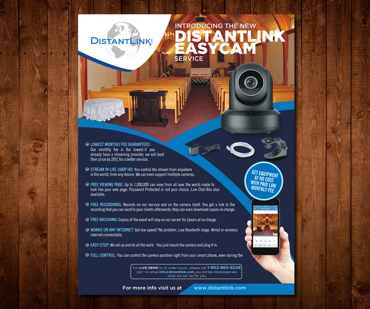 Flyer Design by Designers Hub for DistantLink Mobile Video Conferencing & Telecommunications Inc. | Design #13837339
