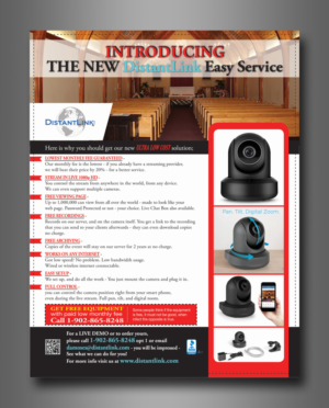 Diseño de Flyer por kamran.gfm para DistantLink Mobile Video Conferencing & Telecommunications Inc. | Diseño: #13787722