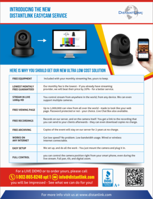 Diseño de Flyer por INDIAN_Ashok para DistantLink Mobile Video Conferencing & Telecommunications Inc. | Diseño: #13721216