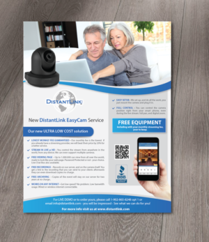 Diseño de Flyer por alex989 para DistantLink Mobile Video Conferencing & Telecommunications Inc. | Diseño: #13722782