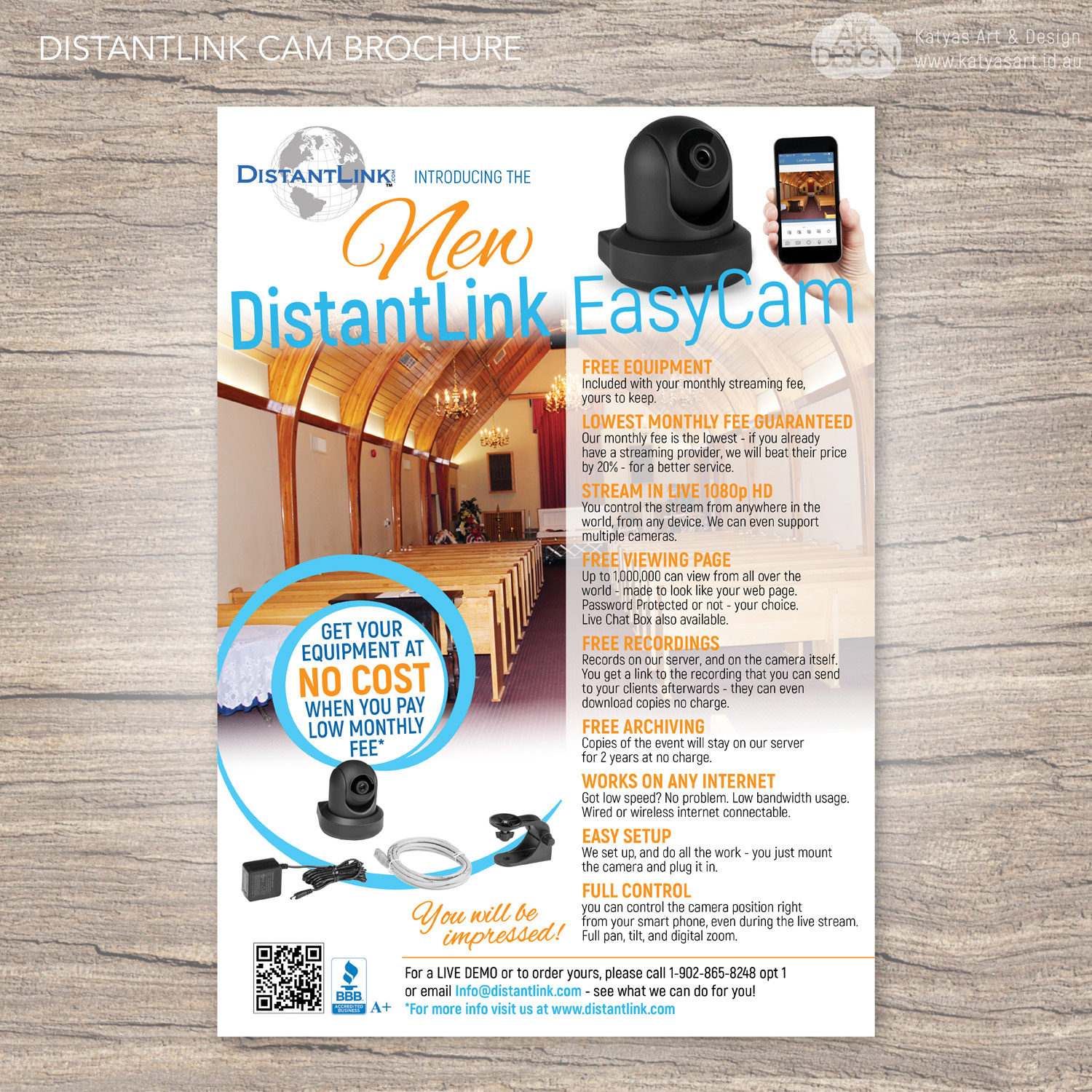 Flyer Design by Katyas Art and Design for DistantLink Mobile Video Conferencing & Telecommunications Inc. | Design #13728018