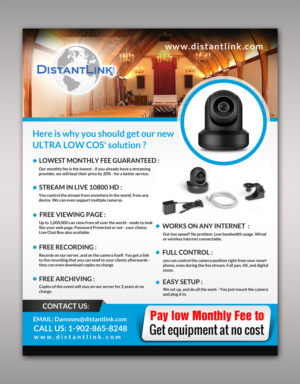 Diseño de Flyer por debdesign para DistantLink Mobile Video Conferencing & Telecommunications Inc. | Diseño: #13720454