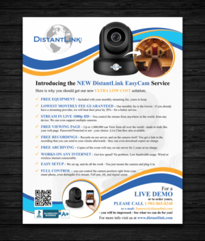 Diseño de Flyer por ecorokerz para DistantLink Mobile Video Conferencing & Telecommunications Inc. | Diseño: #13721110