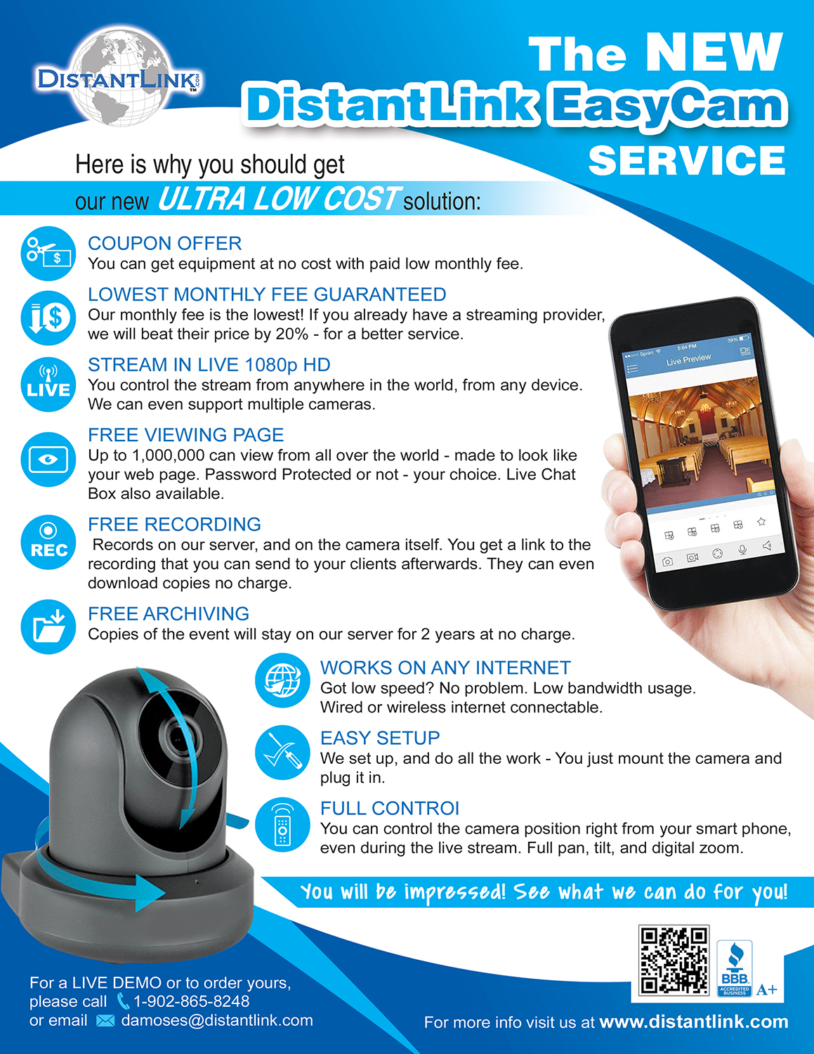 Diseño de Flyer por - SWING - para DistantLink Mobile Video Conferencing & Telecommunications Inc. | Diseño #13818090