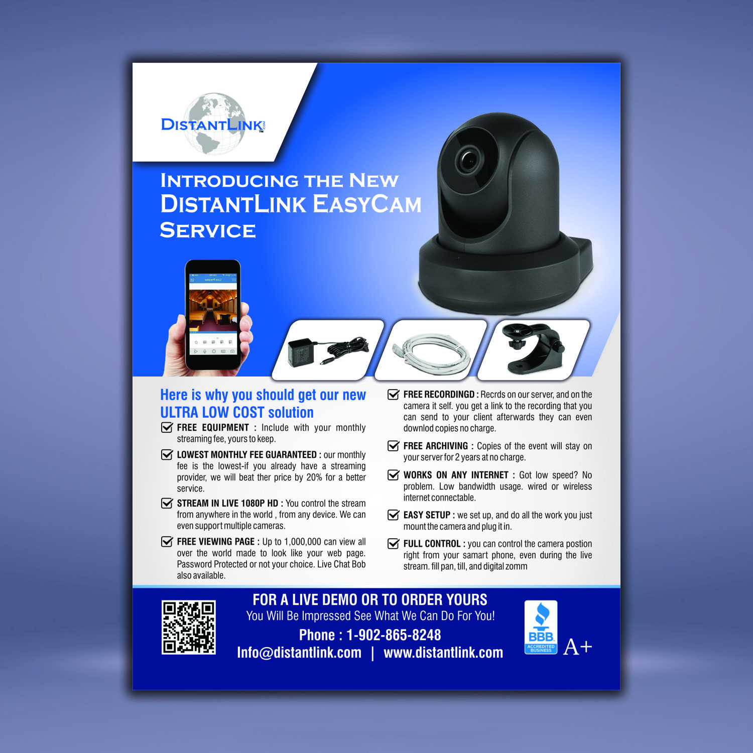 Diseño de Flyer por Nishant Naik para DistantLink Mobile Video Conferencing & Telecommunications Inc. | Diseño #13726008