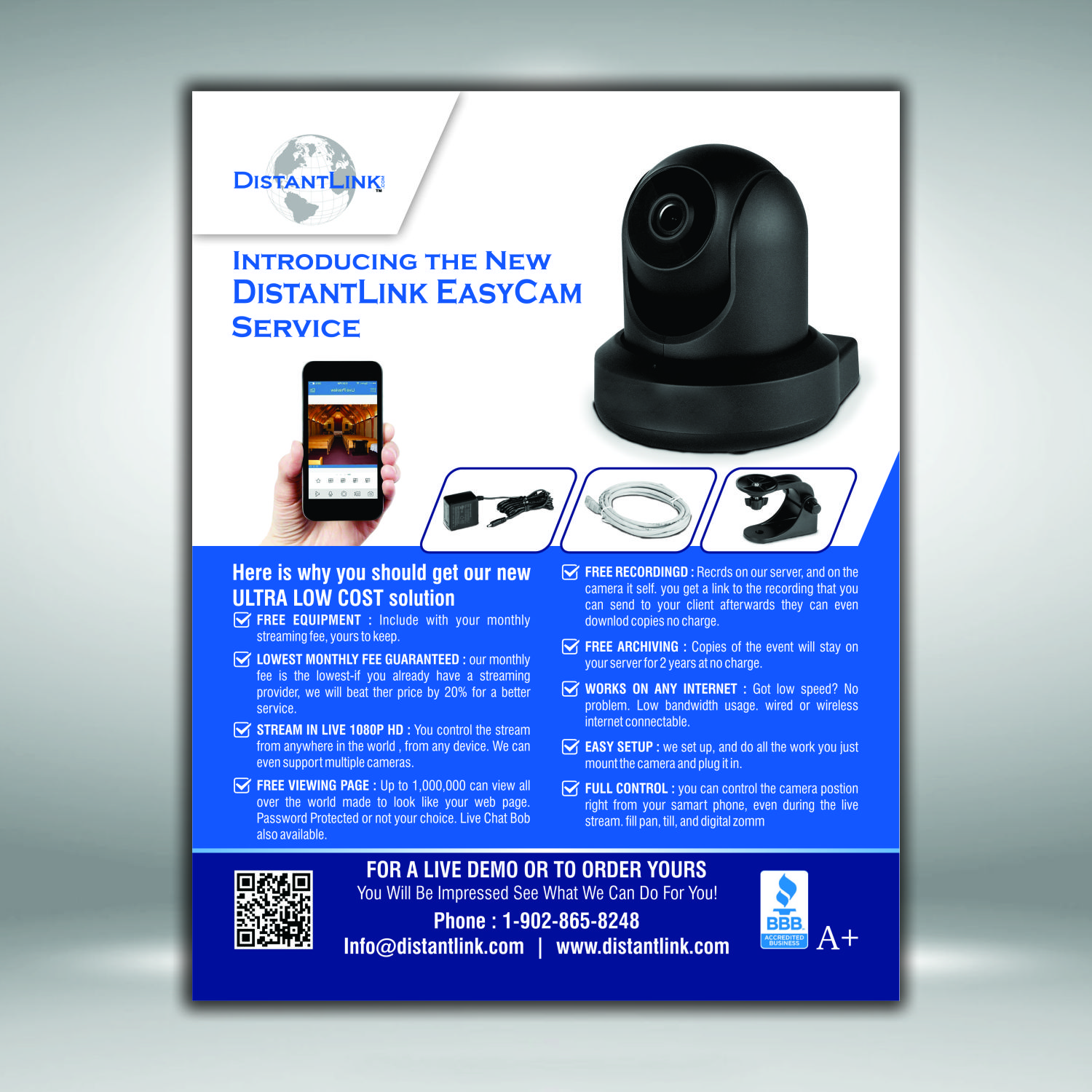 Diseño de Flyer por Nishant Naik para DistantLink Mobile Video Conferencing & Telecommunications Inc. | Diseño #13726010