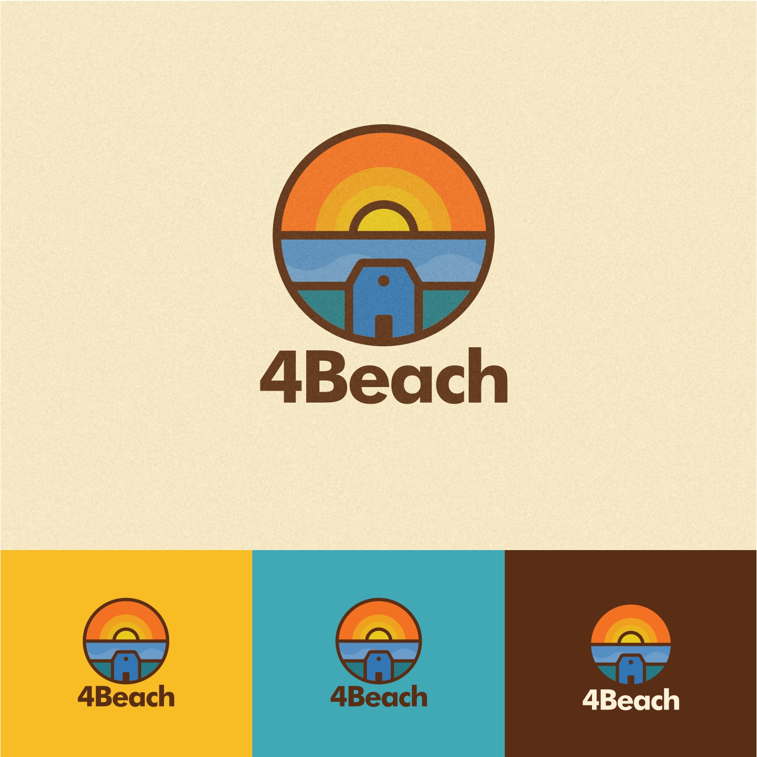 Logo Design by bisbidesign for 4 Beach  | Design #13826399