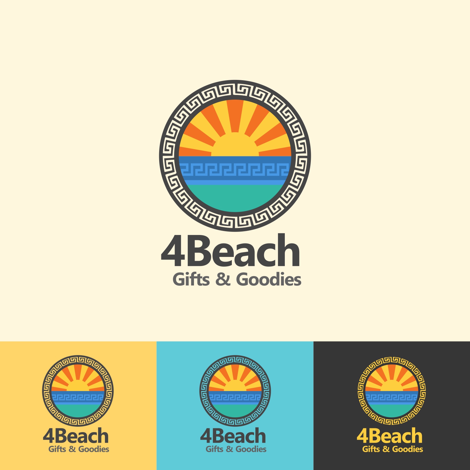 Logo Design by bisbidesign for 4 Beach  | Design #14148711