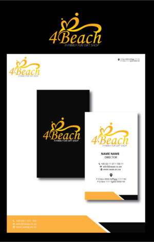 Logo Design by zebronicgraphic for 4 Beach  | Design: #13775583