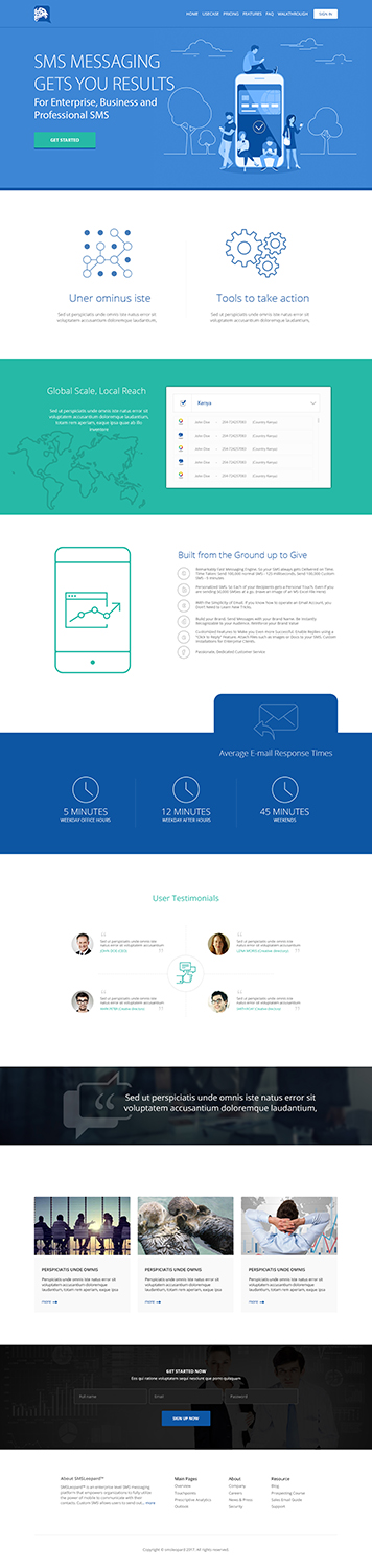 Web Design by Limecom for Africa''sTalking Ltd | Design #13818676