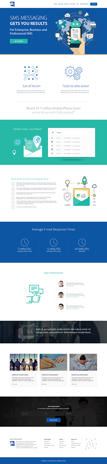 Web Design by Limecom for Africa''sTalking Ltd | Design #13837301