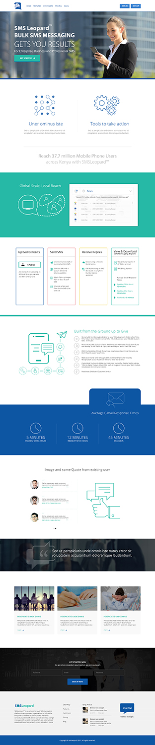 Web Design by Limecom for Africa''sTalking Ltd | Design #13846704