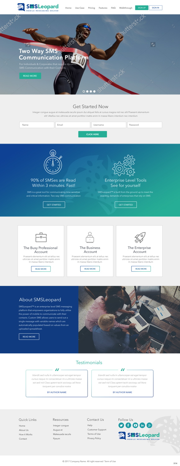 Web Design by pb for Africa''sTalking Ltd | Design #13738691