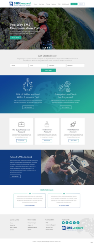Web Design by pb for Africa''sTalking Ltd | Design: #13738692