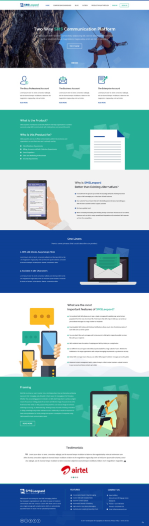 Web Design by pb for Africa''sTalking Ltd | Design: #13738700