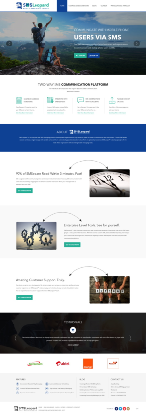 Web Design by pb for Africa''sTalking Ltd | Design: #13738704