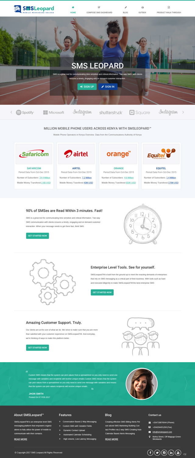 Web Design by pb for Africa''sTalking Ltd | Design #13738706