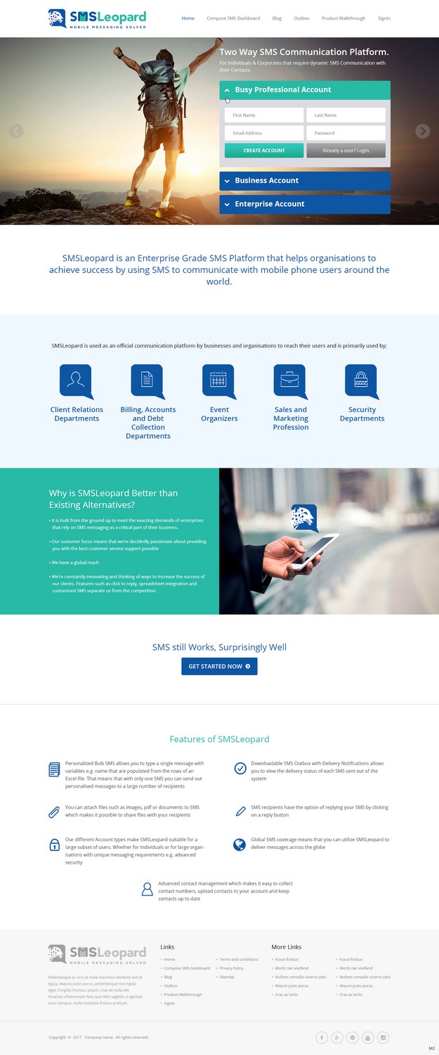 Web Design by pb for Africa''sTalking Ltd | Design #13750932