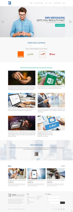Web Design by pb for Africa''sTalking Ltd | Design: #13809382