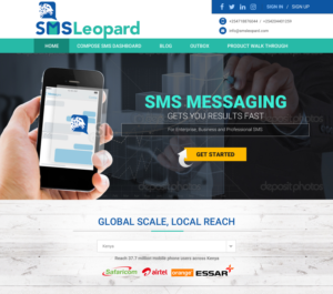 Web Design par Sujit Banerjee pour Africa''sTalking Ltd | Design #13808763