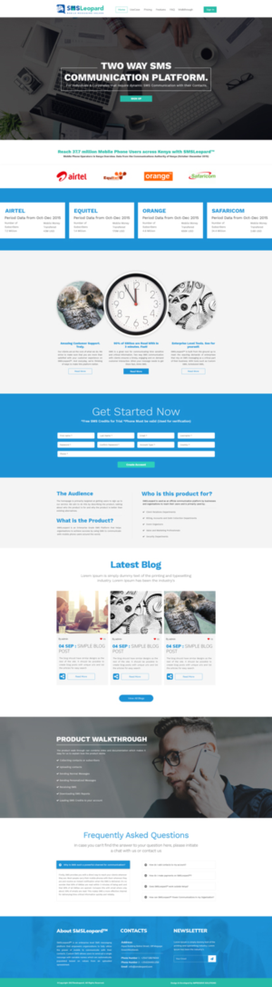 Diseño Web por Impressive Solutions para Africa''sTalking Ltd | Diseño: #13770796