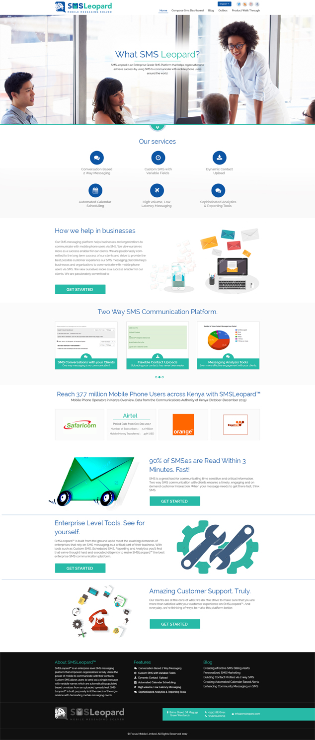 Web Design by Kingdom Vision for Africa''sTalking Ltd | Design #13760762