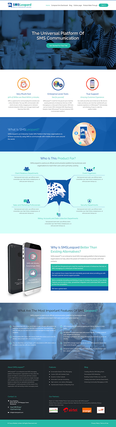 Web Design par Tpith pour Africa''sTalking Ltd | Design #13752204